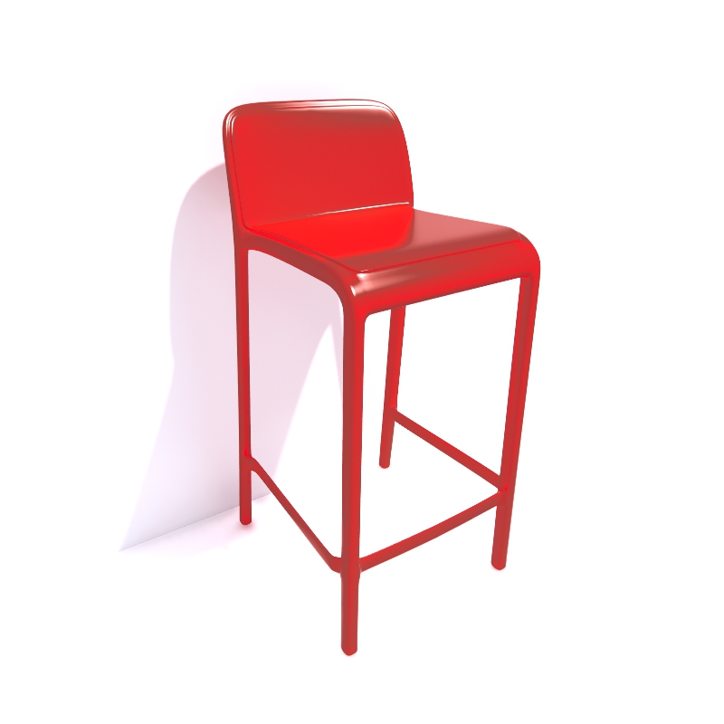 Faro by Nardi-Bar Chair 3d model
