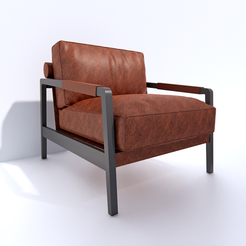Fendi Casa Kathy Armchair 3d model