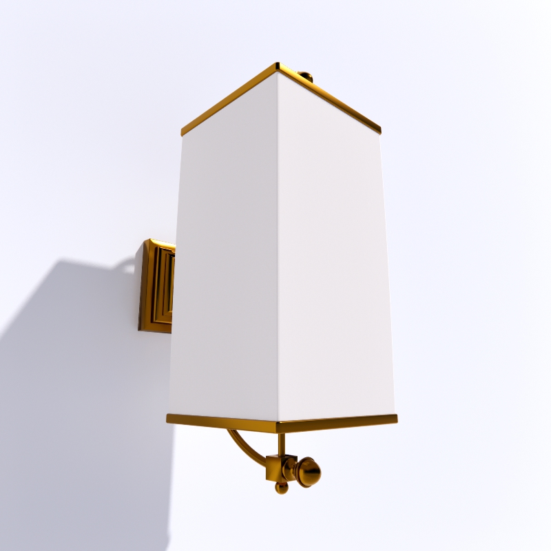 Baker Lyre Sconce Jacques Garcia 3d model