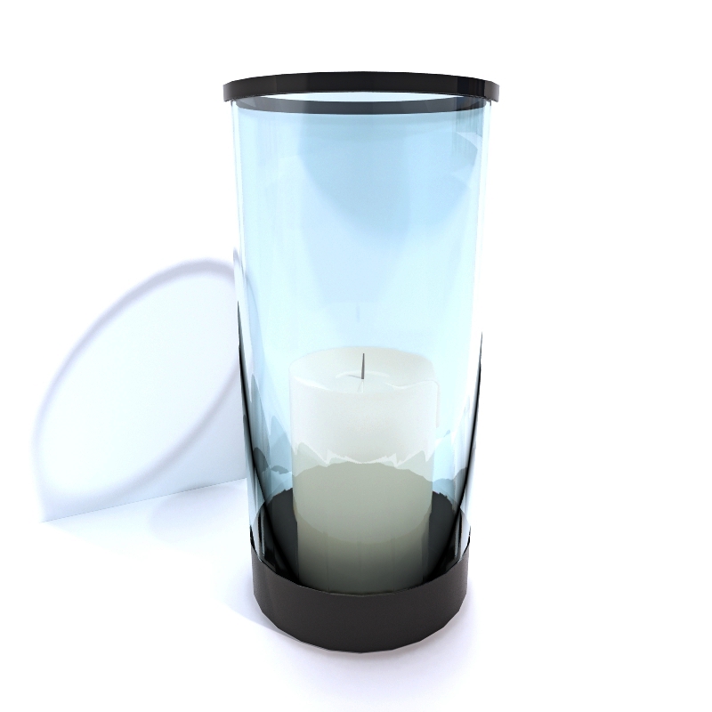 Candle Glass 3d model