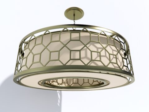 Fine Art Lamps - Allegretto Chandelier 3d model