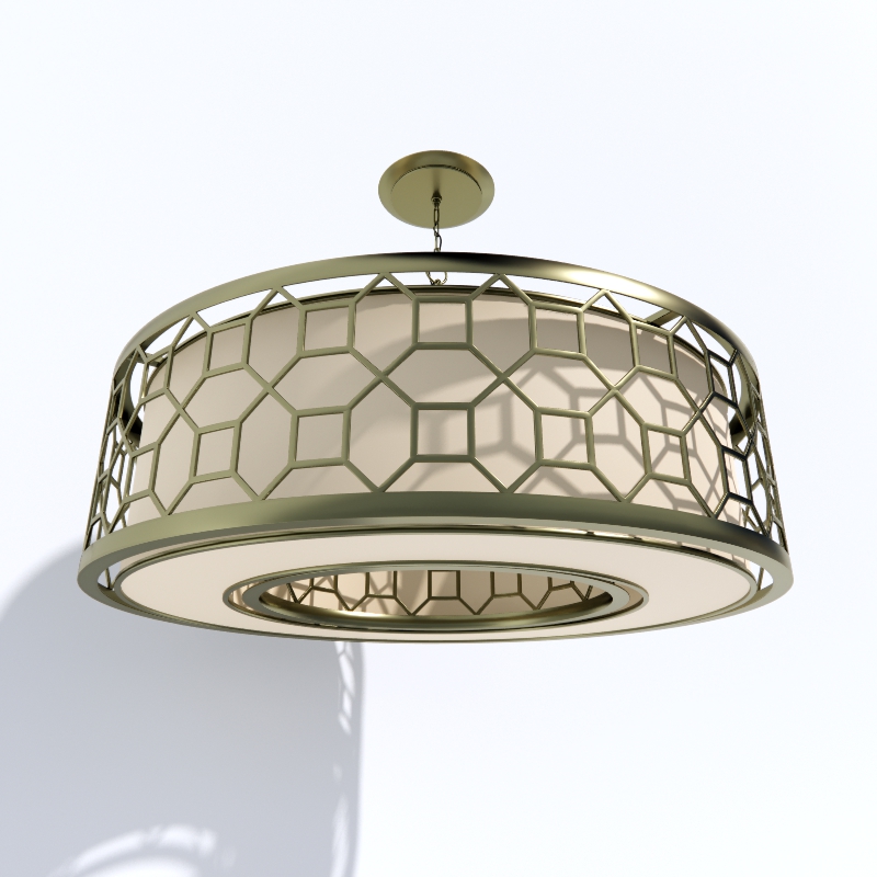 Fine Art Lamps - Allegretto Chandelier 3d model