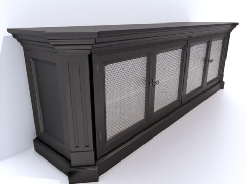 Gianfranco Ferre Home Donald Commode Tv Stand 3d model