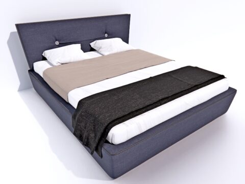 Interia Leonardo Bed 3d model