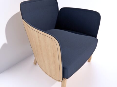 Julius Easy Chair 3d model