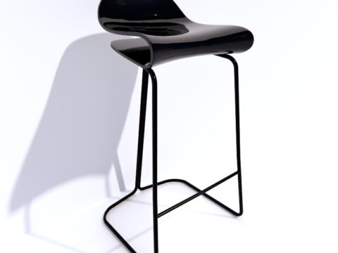 Kristalia Bar Chair 3d model