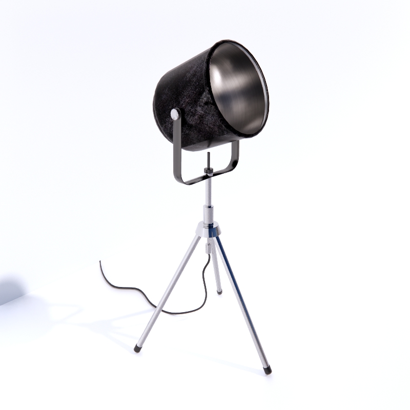 Maisons du Monde Lamp with Tripod 3d model