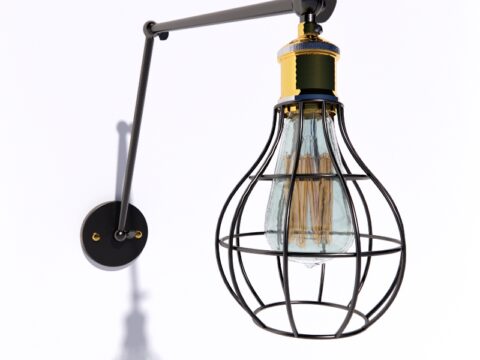 Princeton Senior Sconce Punk 3d model