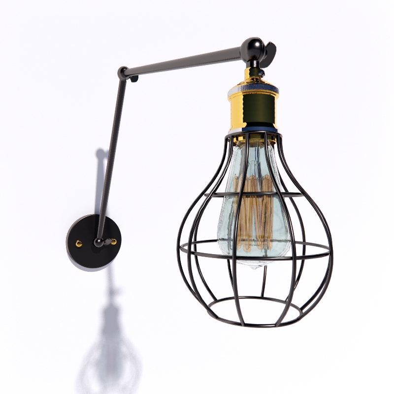 Princeton Senior Sconce Punk 3d model