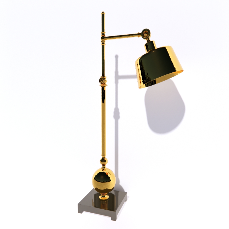 Uttermost Lamp Laton Task 3d model