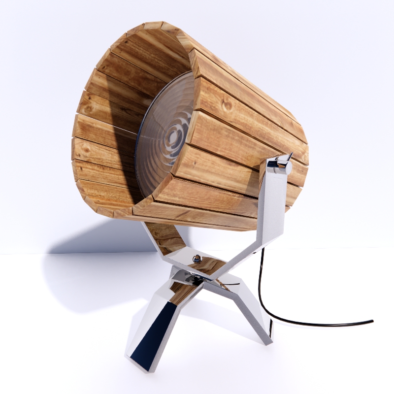 Xo Barrel Lamp 3d model
