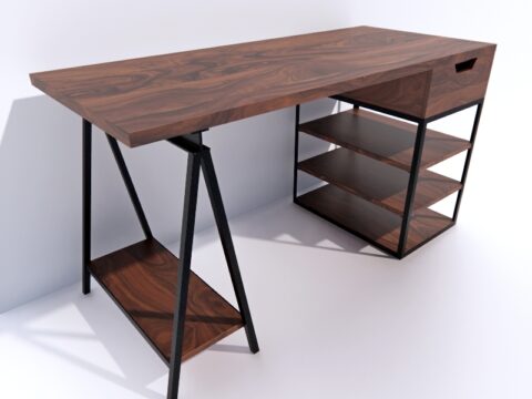 Loft Table 3d model