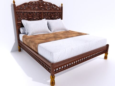Maria Qween Bed 3d model