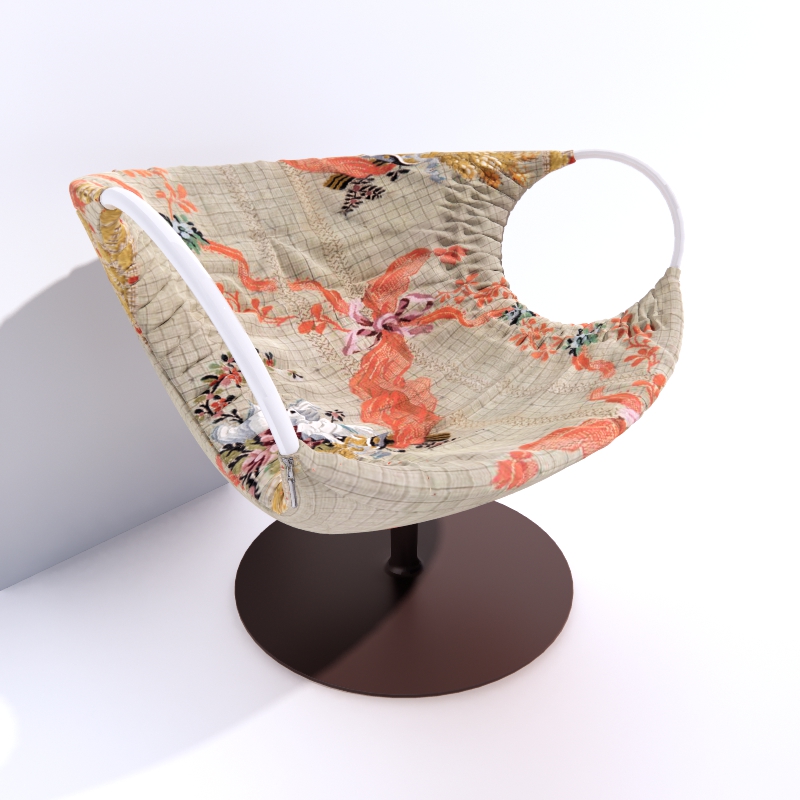 Moroso Smock Chair 3d model