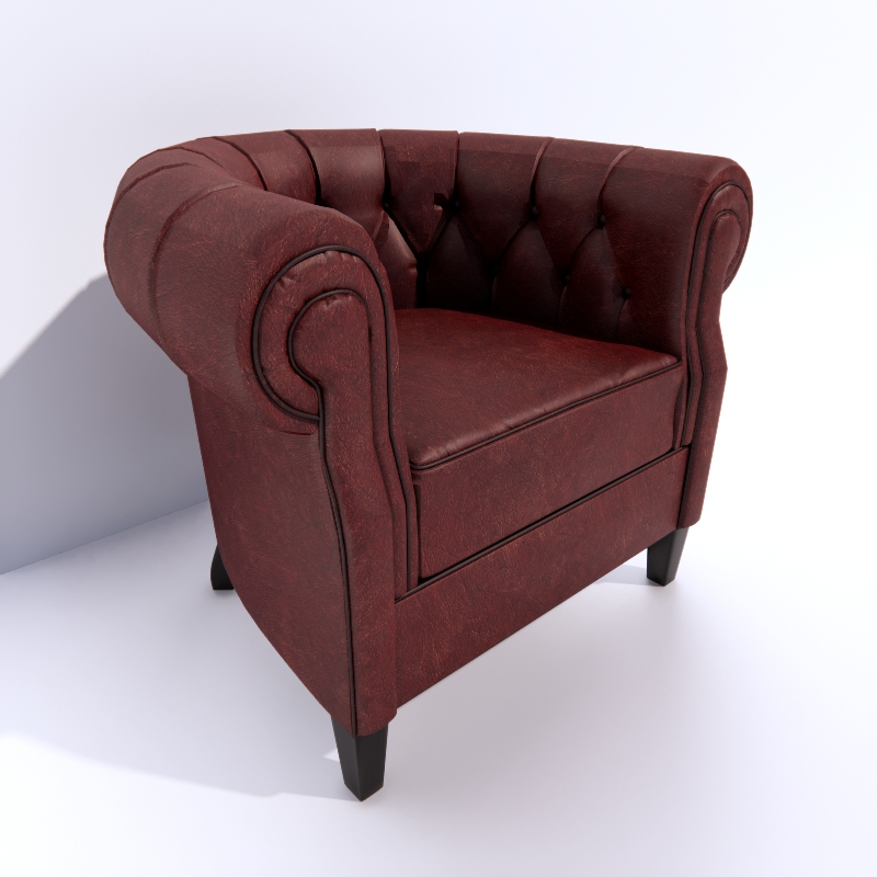 Natuzzi - Queen Armchair 3d model