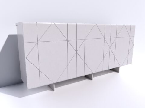 Cattelan Tropez Comode 3d model
