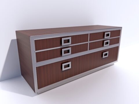 Chest Of Drawers Flou Montenapoleone 3d model