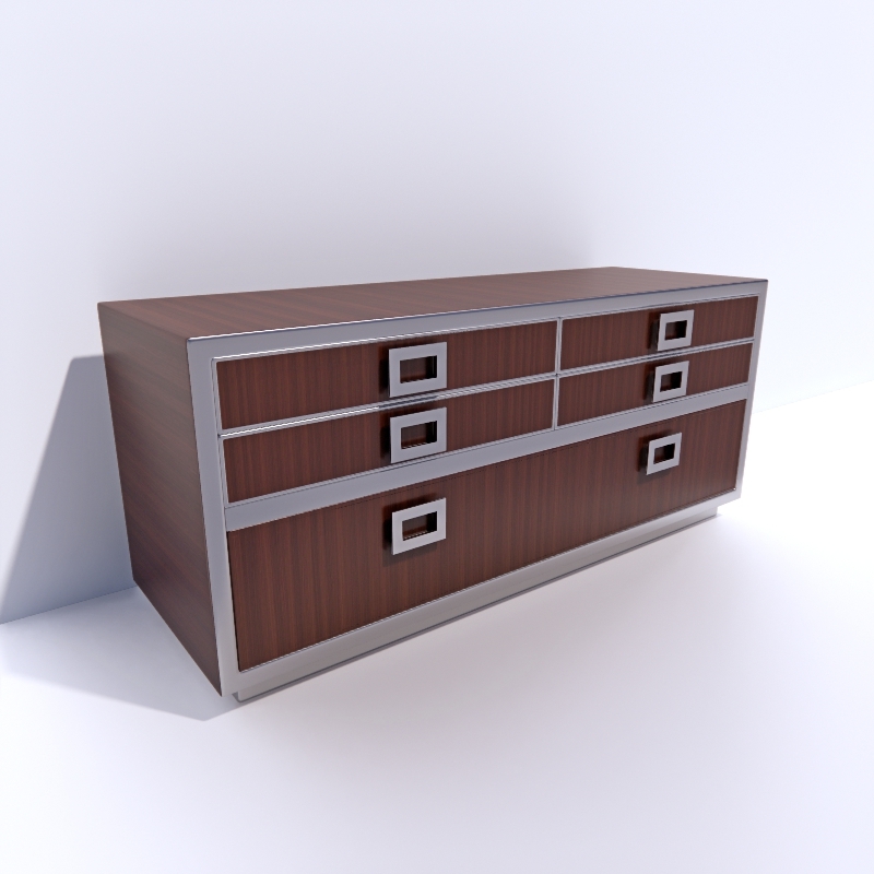 Chest Of Drawers Flou Montenapoleone 3d model