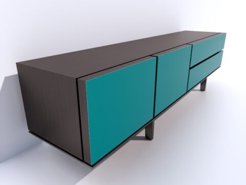 Commode Poliform Pandora Sideboard 3d model