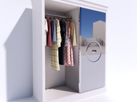 Dolfi 3072 Wardrobe 3d model