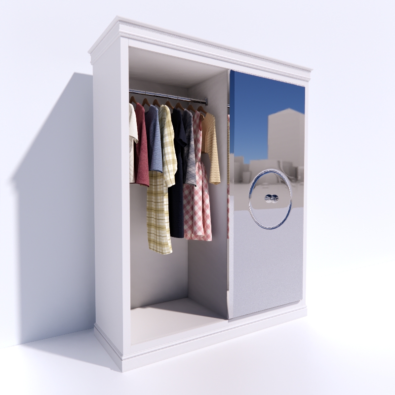 Dolfi 3072 Wardrobe 3d model