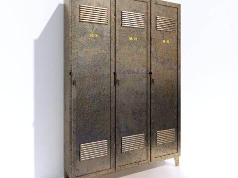 Gym Locker Case 3d model