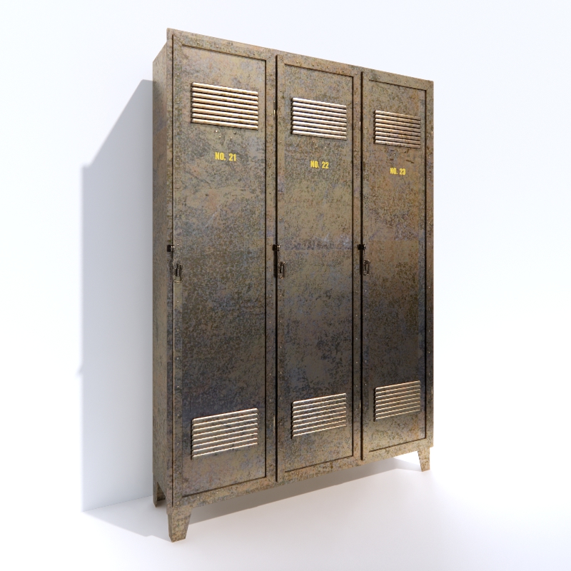 Gym Locker Case 3d model