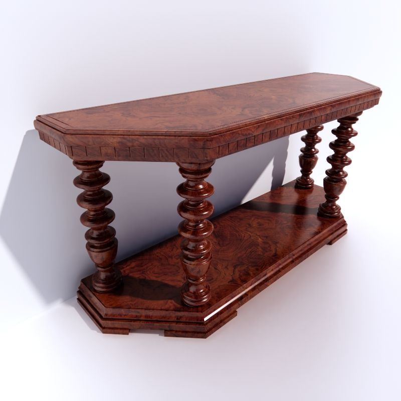 Lexington Mossel Bay Console Table 3d model