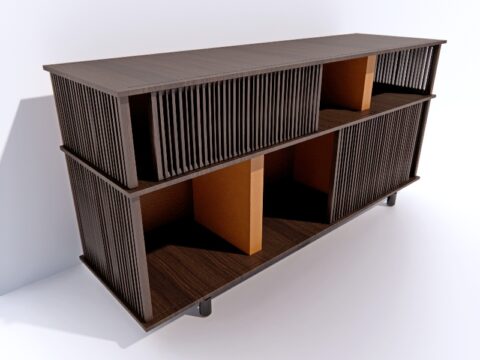 Lloyed Low Cabin Commode 3d model