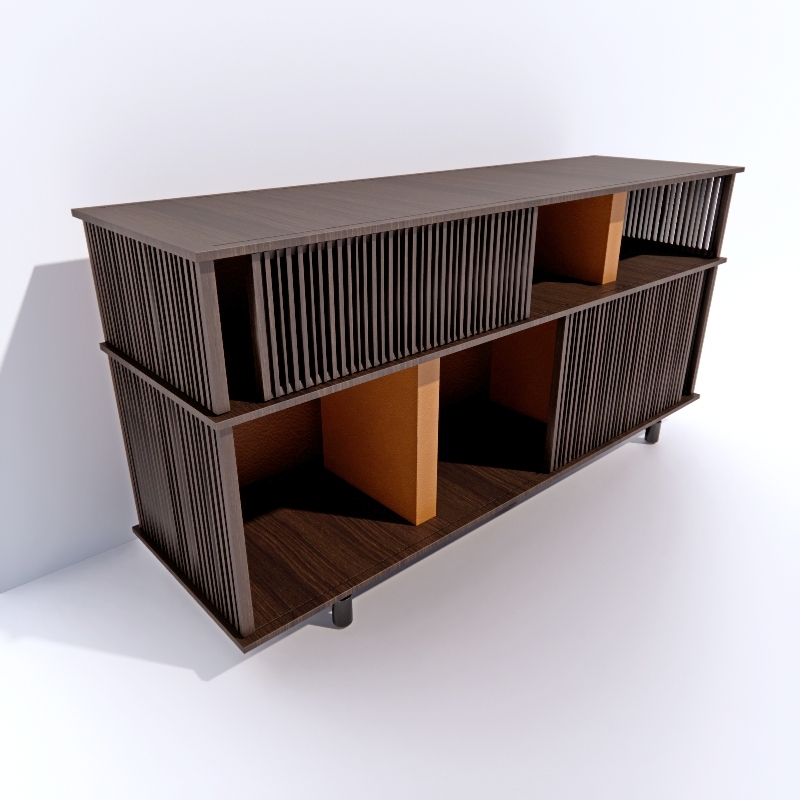 Lloyed Low Cabin Commode 3d model