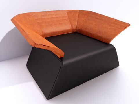 Modern Arm Chair 3d model