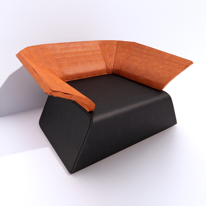 Modern Arm Chair 3d model