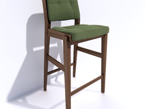 Neri&Hu Capo Bar Stool Chair 3d model
