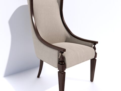 One Kings Lane-Mathieu Host Chair 3d model