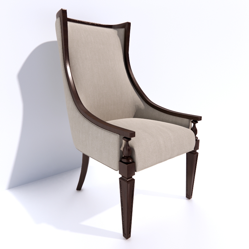 One Kings Lane-Mathieu Host Chair 3d model