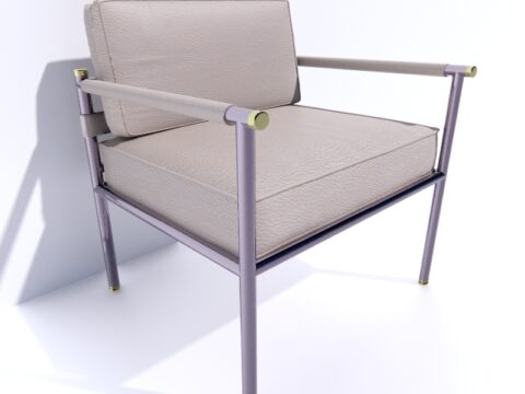Russell Lounge Chair 3d model