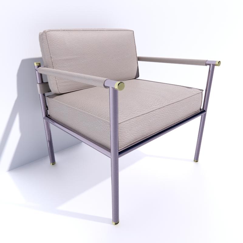 Russell Lounge Chair 3d model