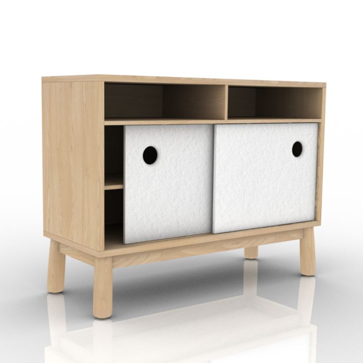 Scandinavian Style Wilson Sideboard Commode 3d model