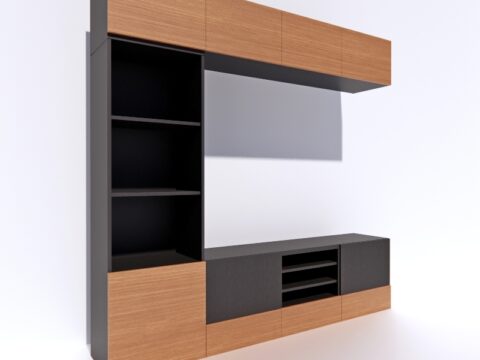 Tv Stand Hitech 3d model