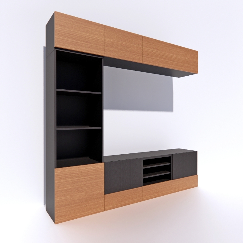Tv Stand Hitech 3d model